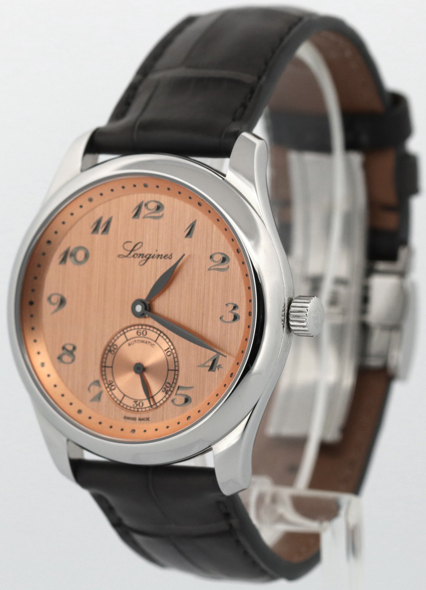 NEW 2025 PAPERS Longines Master Collection SALMON 38.5mm Steel L2.843.4.93.2 BOX