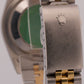 Rolex DateJust 36mm CHAMPAGNE TAPESTRY 18K Yellow Gold Steel JUBILEE Watch 16233