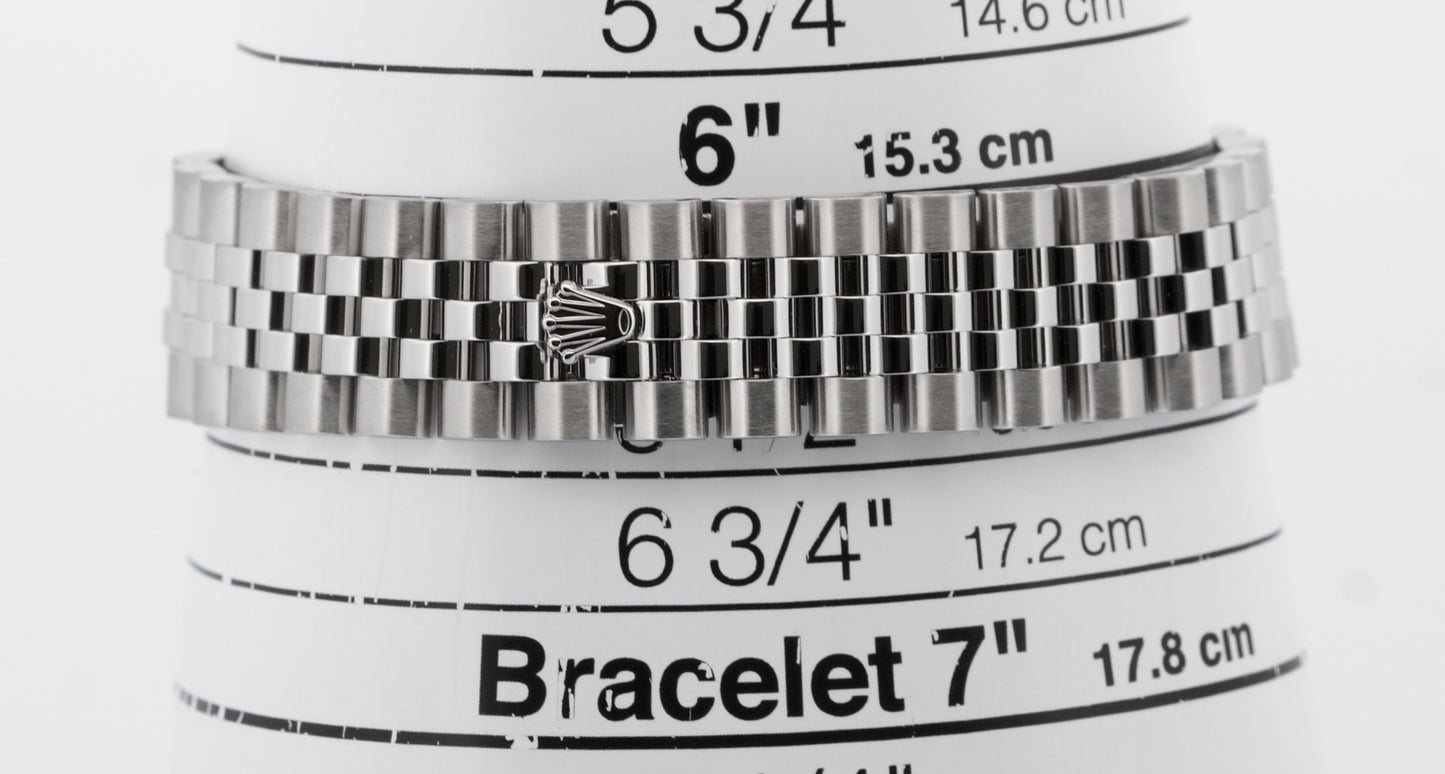 PAPERS Rolex DateJust 31mm FACTORY MOP DIAMOND 18K Steel JUBILEE 278384 RBR BOX