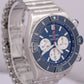 MINT PAPERS Breitling Super Chronomat B01 44 Steel BLUE 44mm AB0136 Watch BOX