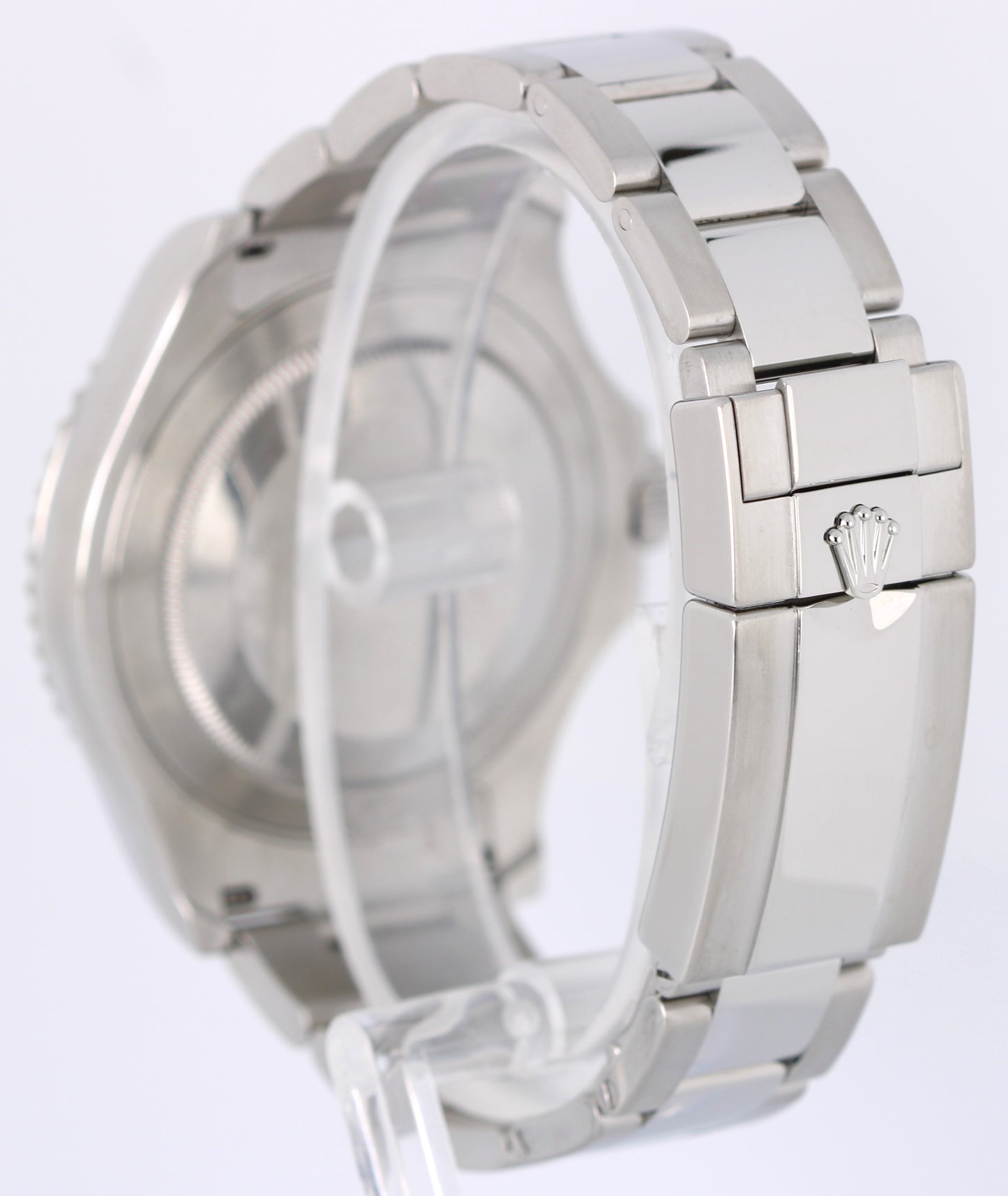 Rolex Yacht-Master 116622 Platinum Bezel Steel Rhodium Gray 40mm Watch