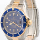 2001 Rolex Submariner Date 40mm BLUE 18K Stainless Steel GOLD BUCKLE 16613 Watch