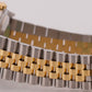Rolex DateJust 36mm CHAMPAGNE TAPESTRY 18K Yellow Gold Steel JUBILEE Watch 16233