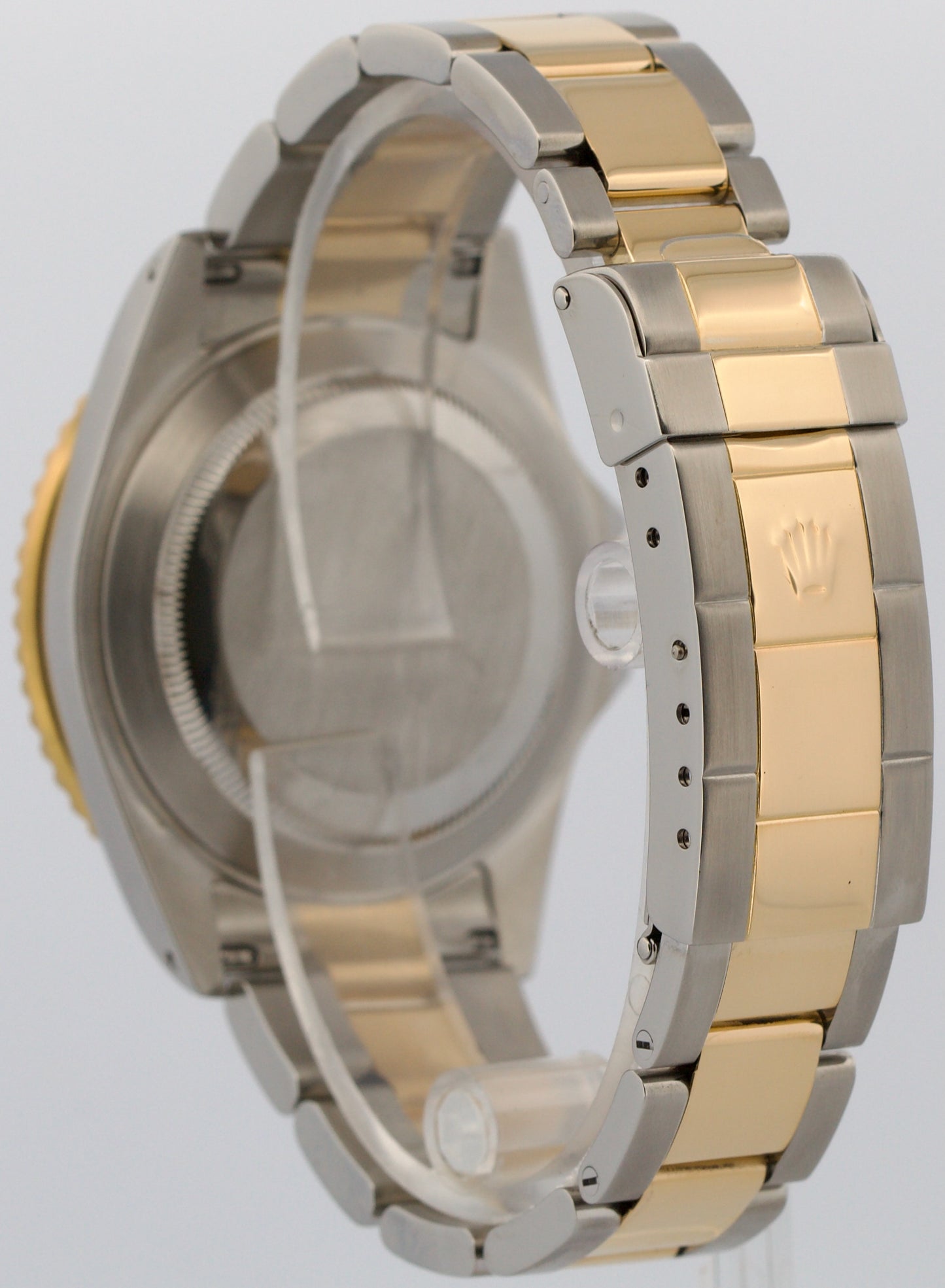 2001 Rolex Submariner Date 40mm BLUE 18K Stainless Steel GOLD BUCKLE 16613 Watch