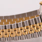 Rolex DateJust 36mm CHAMPAGNE TAPESTRY 18K Yellow Gold Steel JUBILEE Watch 16233