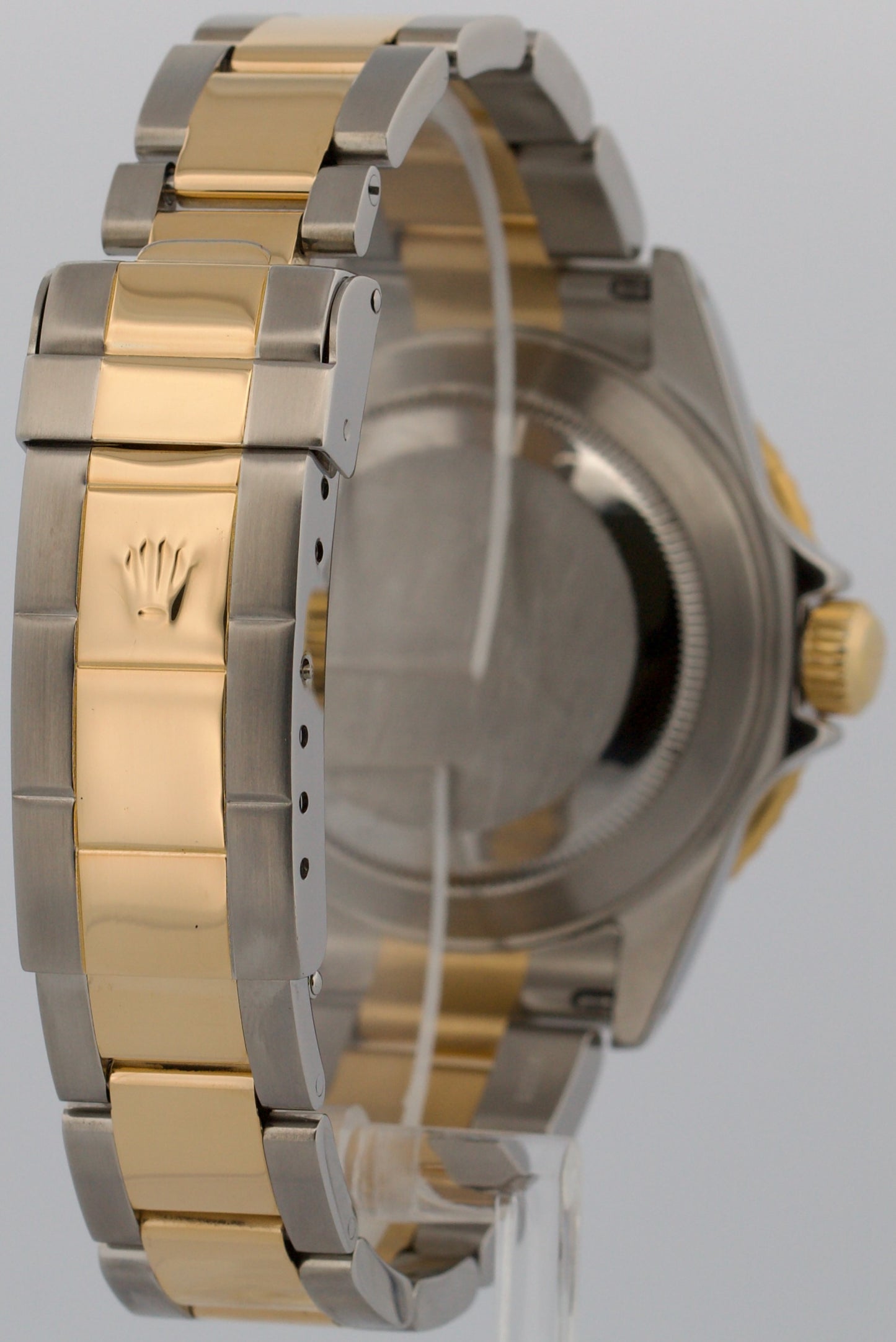 2001 Rolex Submariner Date 40mm BLUE 18K Stainless Steel GOLD BUCKLE 16613 Watch