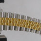 Rolex DateJust 36mm CHAMPAGNE TAPESTRY 18K Yellow Gold Steel JUBILEE Watch 16233