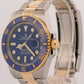 2020 Rolex Submariner Date 126613 LB Blue Two-Tone 18K Steel 41mm Box Papers