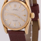 VINTAGE Rolex Oyster Perpetual IVORY HONEYCOMB 14K Yellow Gold BOMBAY 33mm 6090