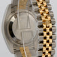 UNPOLISHED PAPERS Rolex DateJust 36mm CHAMPAGNE DIAMOND JUBILEE 18K 116233 BOX