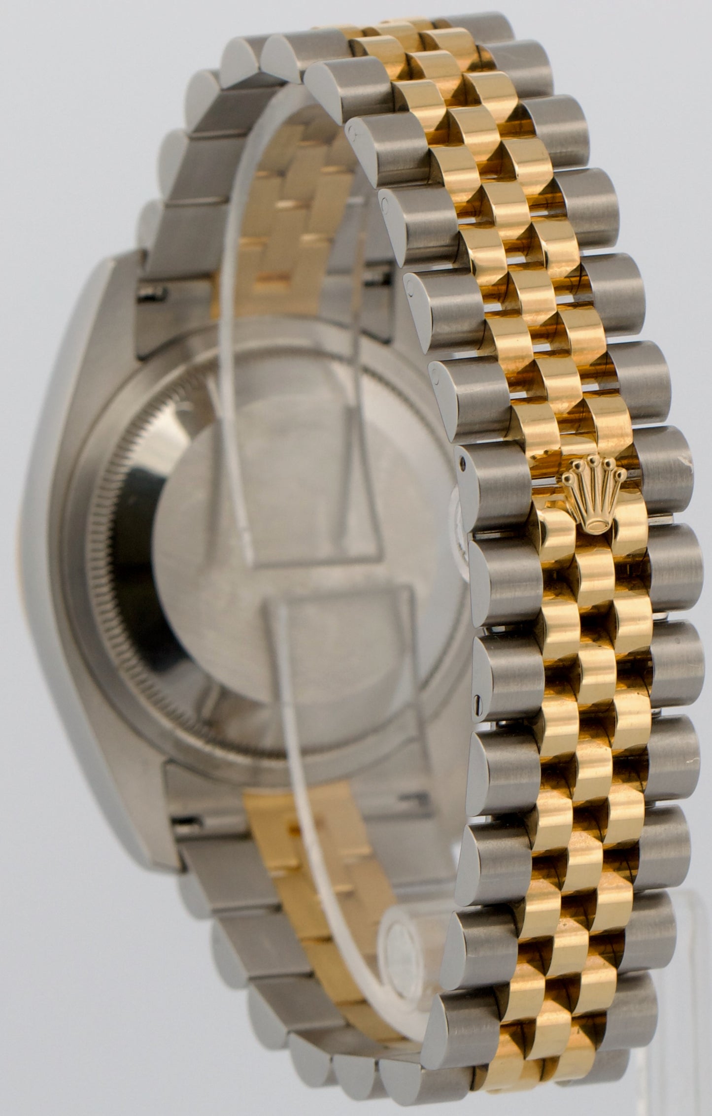 UNPOLISHED PAPERS Rolex DateJust 36mm CHAMPAGNE DIAMOND JUBILEE 18K 116233 BOX