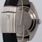 PAPERS Rolex Sky-Dweller BLACK ARABIC 18K White Gold Leather 42mm 326139 BOX