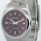 UNPOLISHED Rolex Oyster Perpetual PURPLE GRAPE 39mm Stainless Steel 114300 BOX