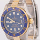Rolex Submariner Date BLUE Ceramic Stainless Steel 18K Gold 116613 LB 40mm Watch