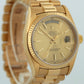 VINTAGE 1979 Rolex Day-Date President CHAMPAGNE 36mm 18K Yellow Gold 18038 Watch