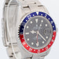 UNPOLISHED Rolex GMT-Master II 40mm PEPSI Red Blue RECTANGLE DIAL Steel 16710