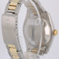 Vintage Rolex Date 1505 Two-Tone 18k Gold Steel Silver 34mm Engine Turned Watch