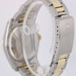 Vintage Rolex Date 1505 Two-Tone 18k Gold Steel Silver 34mm Engine Turned Watch