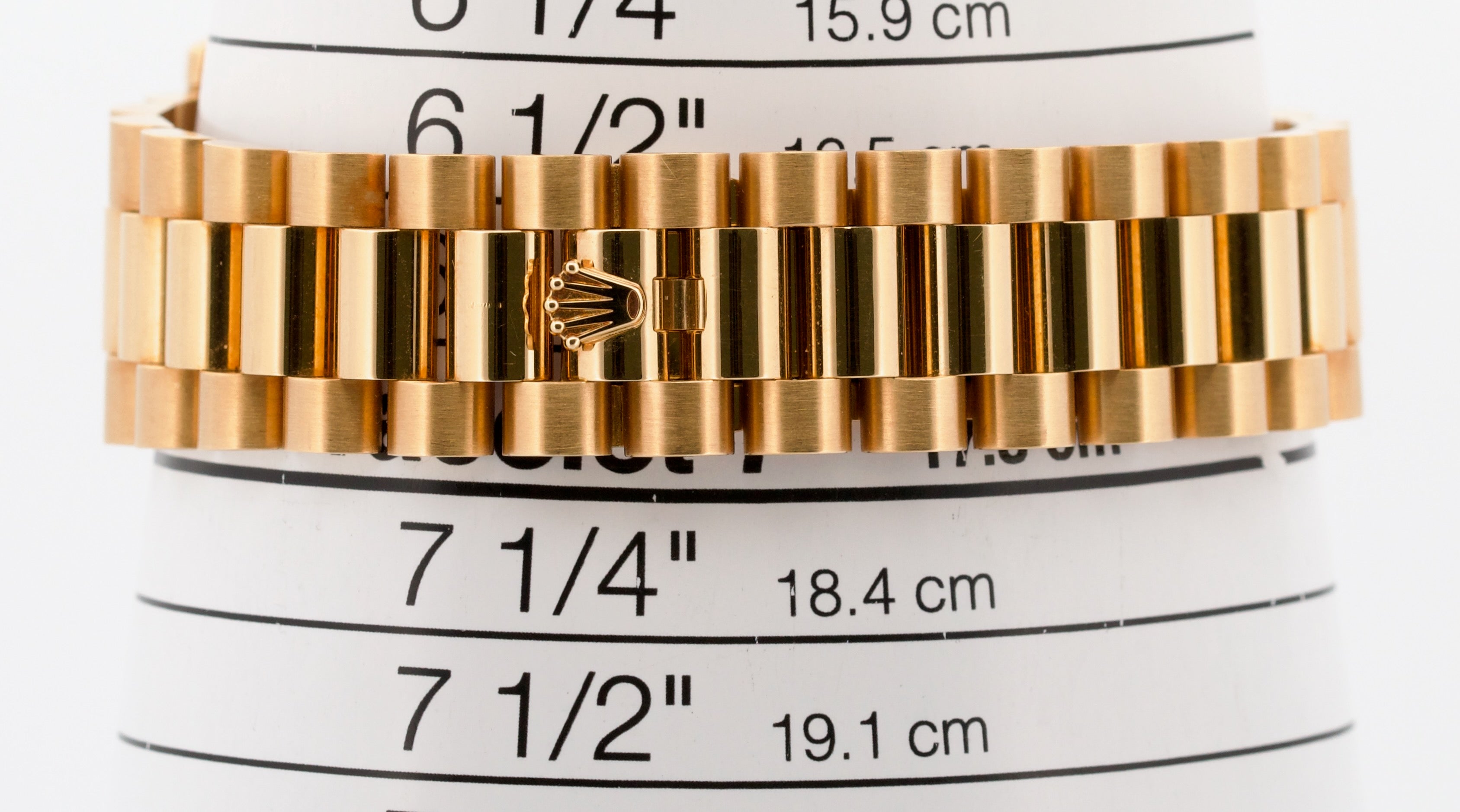 NOS 2016 PAPERS Rolex Day-Date President CHAMPAGNE ROMAN 36mm 18K