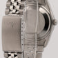 1995 PAPERS Rolex Oyster Perpetual Date 34mm BLUE Stainless JUBILEE 15200 BOX