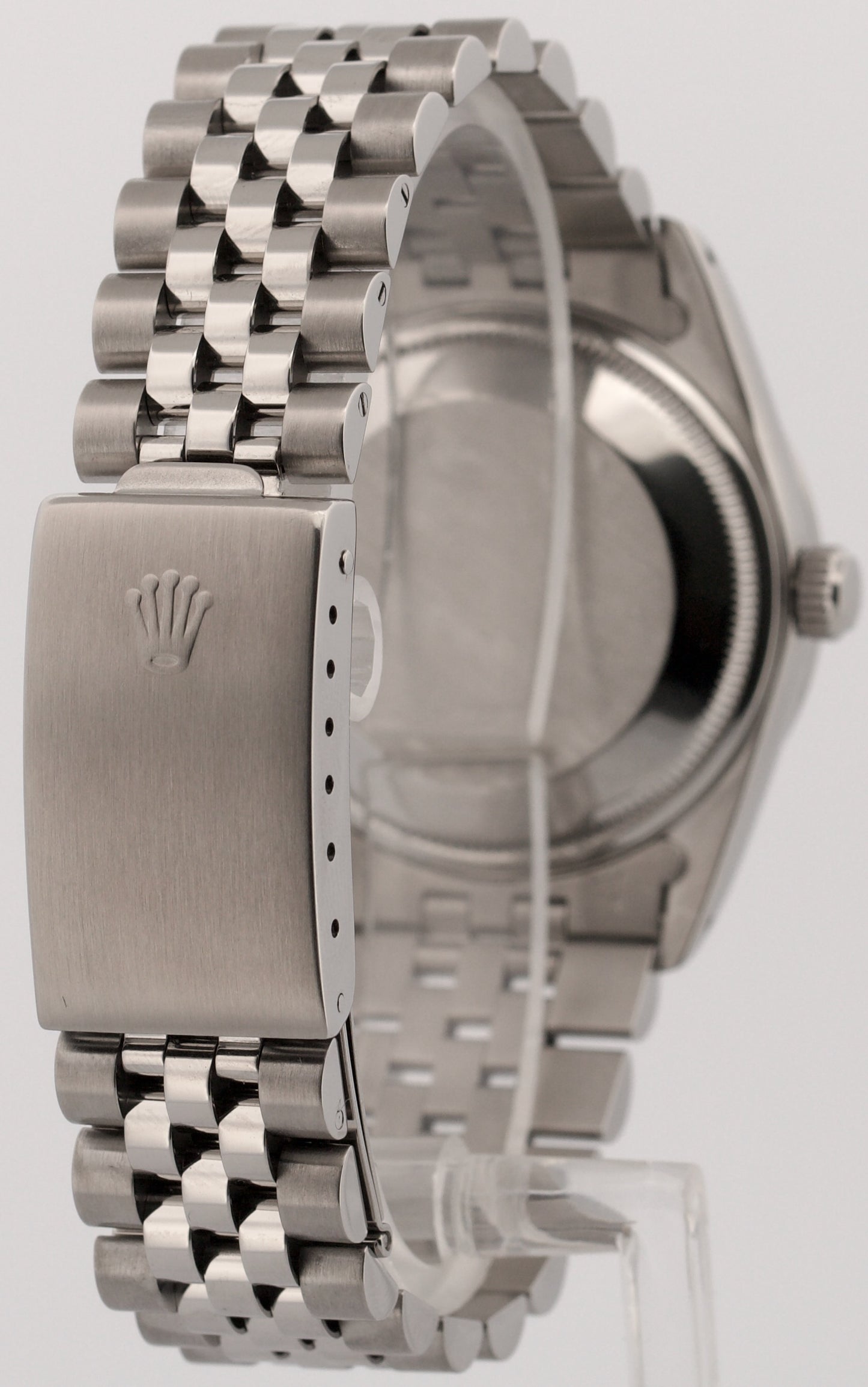 1995 PAPERS Rolex Oyster Perpetual Date 34mm BLUE Stainless JUBILEE 15200 BOX