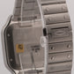 NEW JULY 2026 PAPERS Cartier Santos 39.8mm SILVER ROMAN Steel 4072 WSSA0018 BOX