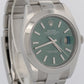 2024 PAPERS Rolex DateJust 41 MINT GREEN Stainless Steel 41mm OYSTER 126300 BOX