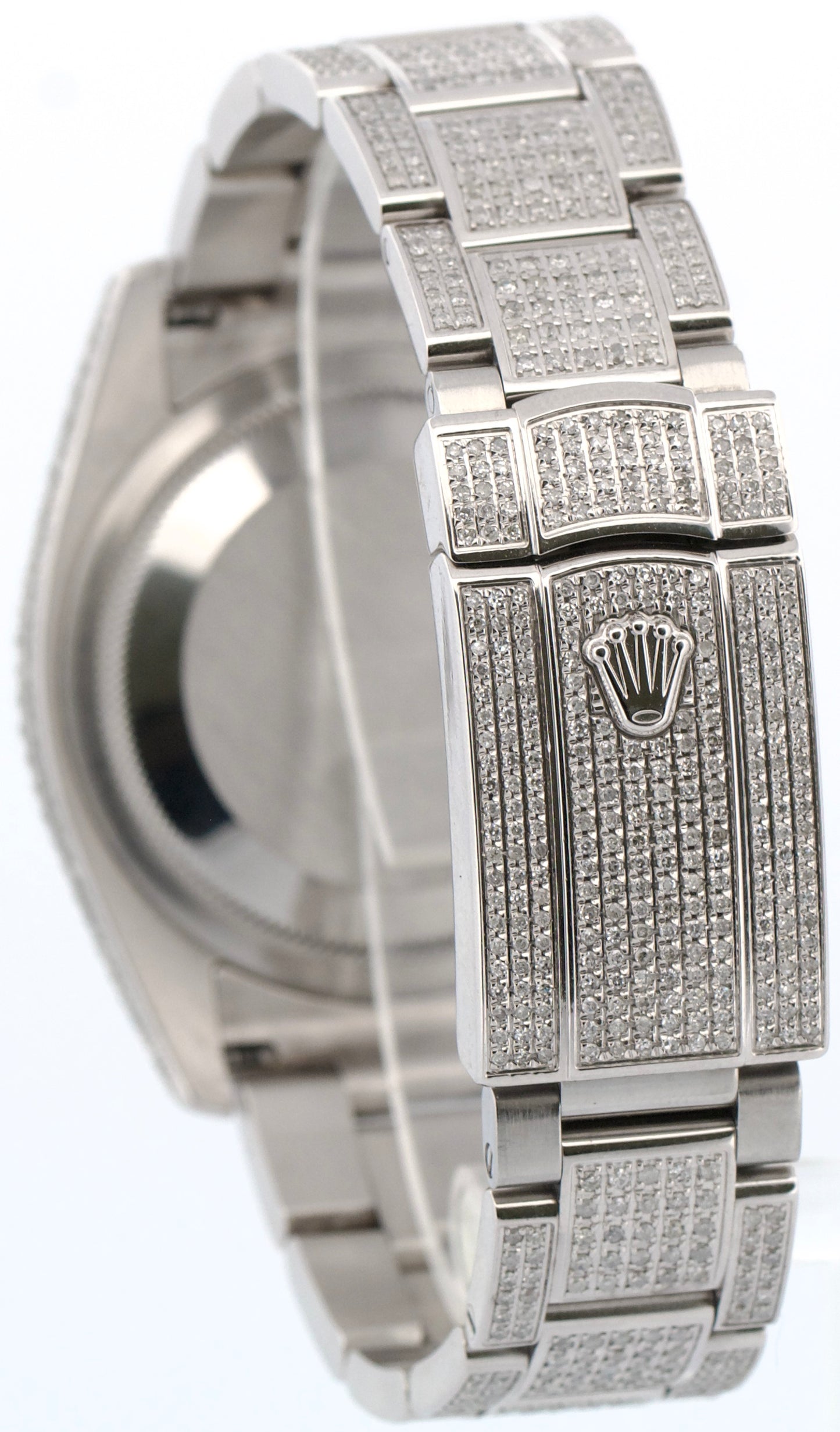 Rolex DateJust 36 PAVE MOP DIAMOND ROMAN Stainless Oyster 36mm Watch 116200