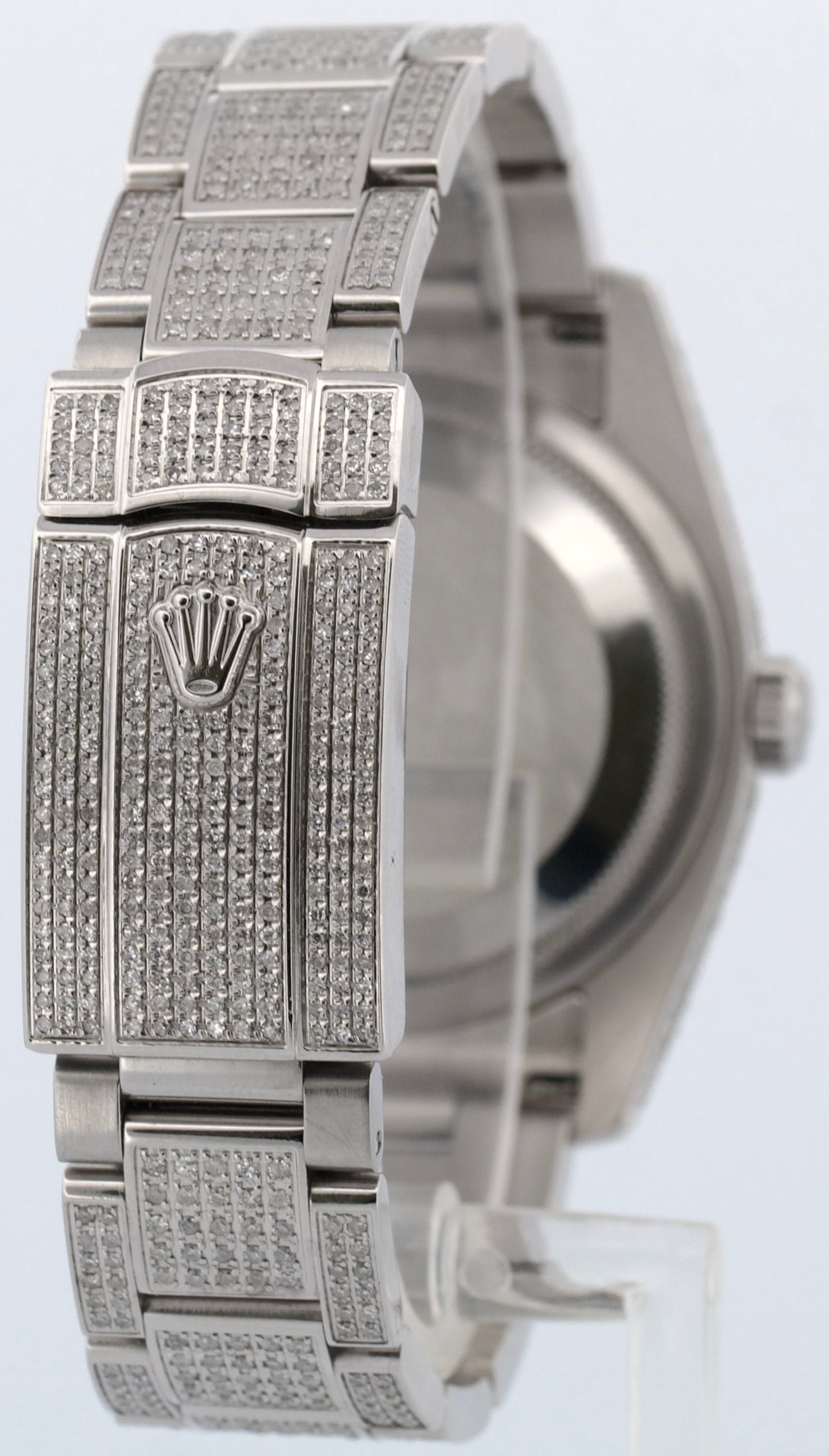 Rolex DateJust 36 PAVE MOP DIAMOND ROMAN Stainless Oyster 36mm Watch 116200