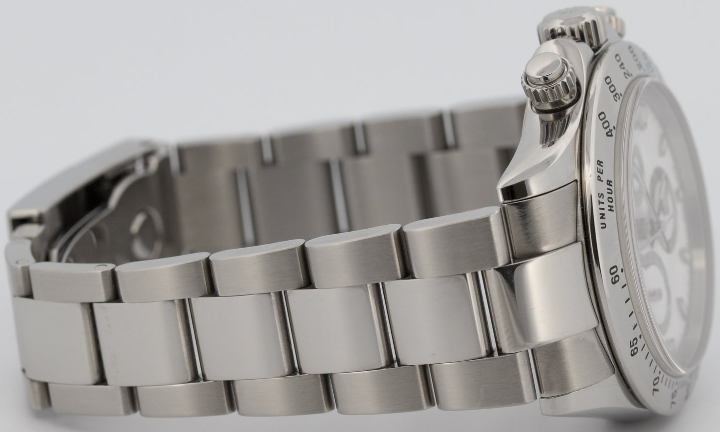 Rolex Daytona Cosmograph WHITE Stainless Steel APH DIAL Chronograph 40mm 116520