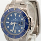PAPERS Rolex Submariner Date SMURF Blue 18K Gold Ceramic 40mm 116619 LB BOX