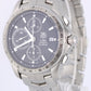 Tag Heuer Link Chronograph CJF2110-0 Black 42mm Stainless Steel Watch Box Papers