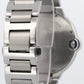 Cartier Ballon Bleu Stainless Steel PAVE DIAMOND Roman 42mm W69012Z4 3001 Watch