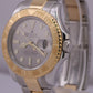 Rolex Yacht-Master 40mm SLATE 18K Two-Tone RANDOM SERIAL Steel 16623 Date Watch