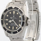1982 PAPERS Rolex Sea-Dweller Black PATINA 40mm Stainless Steel Watch 1665 BOX