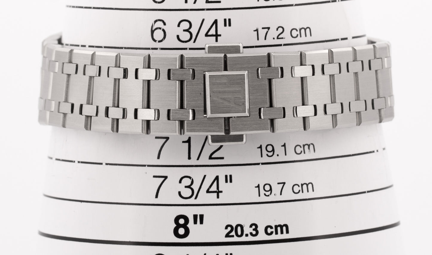 Audemars Piguet Royal Oak White Diamond Steel 33mm 67651ST.ZZ.1261ST.01 Papers