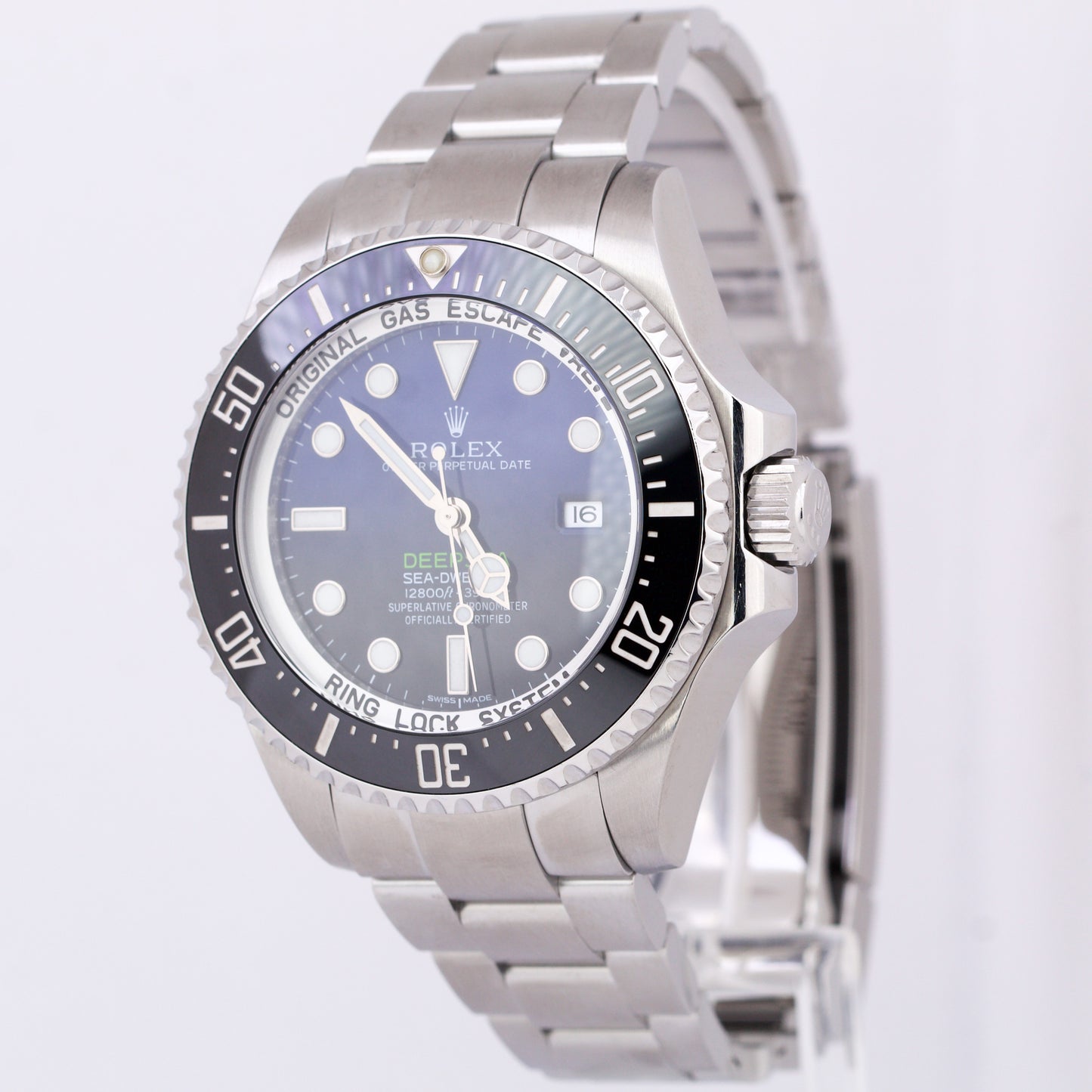 Rolex Sea-Dweller Deepsea 'James Cameron' Blue Black Stainless 116660 44mm Watch