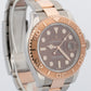 2024 RSC Rolex Yacht-Master CHOCOLATE Brown 18K Rose Gold  40mm 116621 Watch BOX