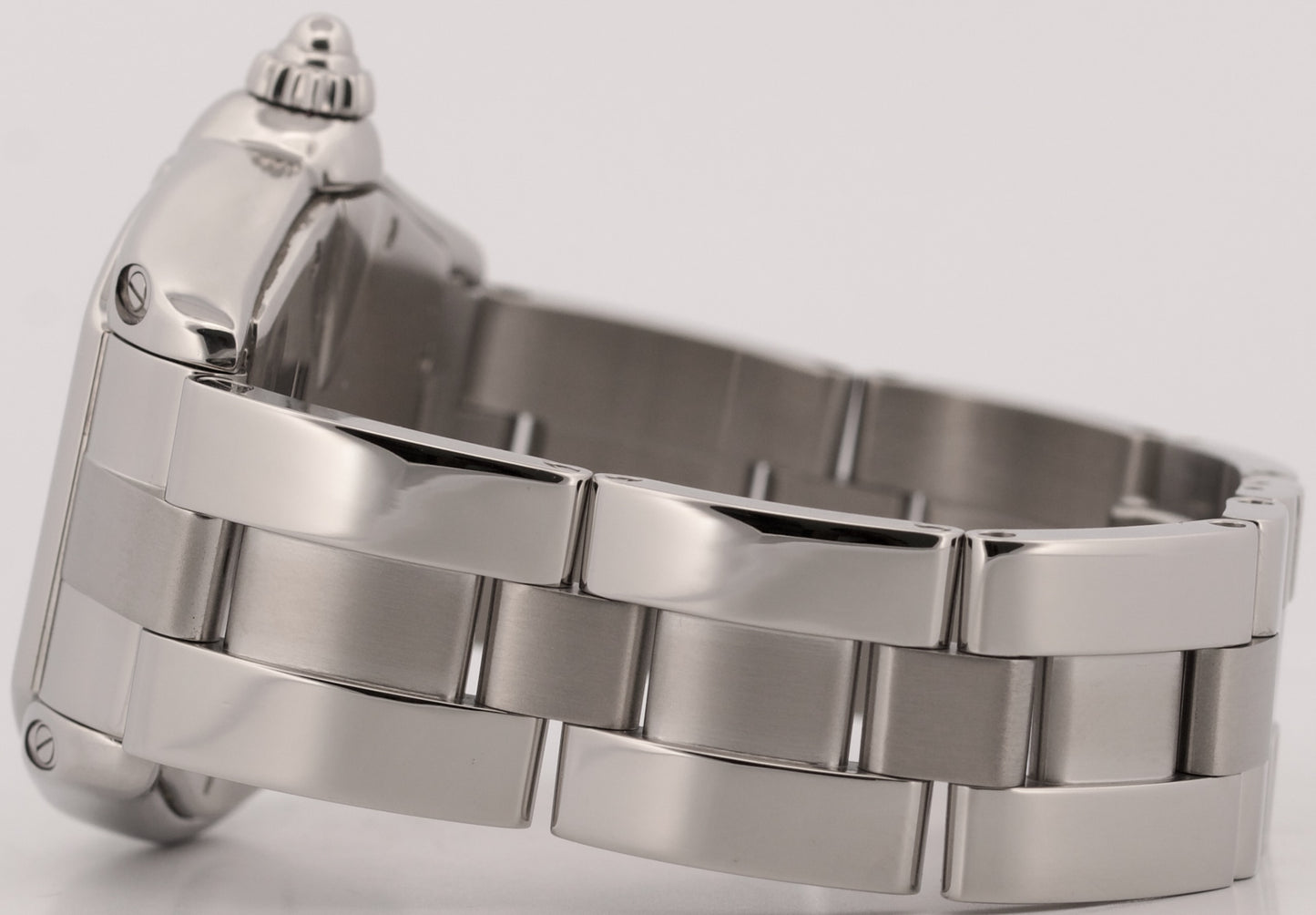 Cartier Roadster 2510 W62000V3 Silver Roman Stainless Automatic 35mm Watch