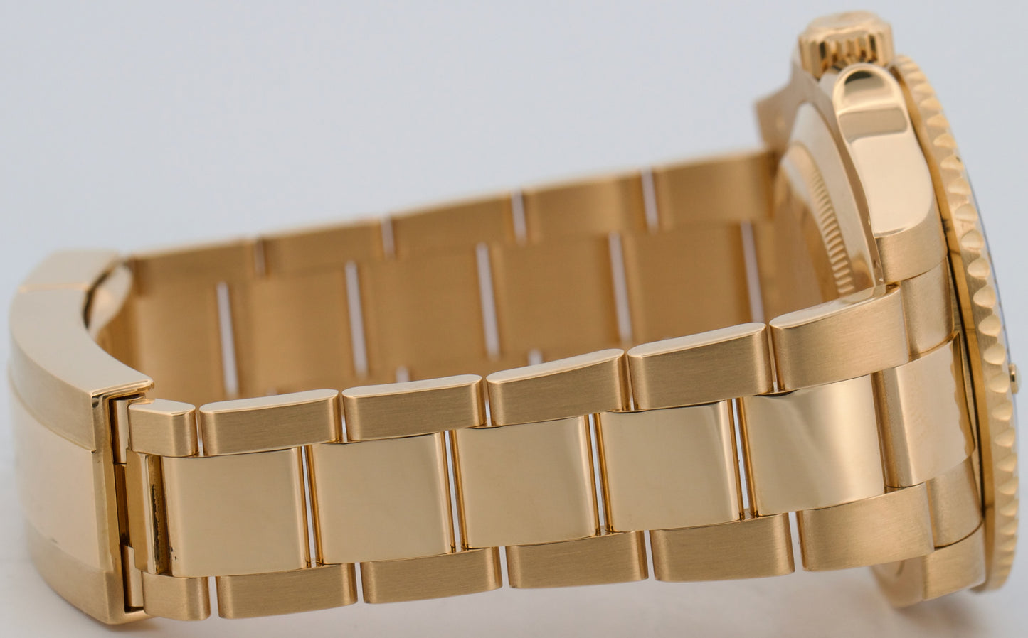 Rolex Submariner Date BLUE 18k Yellow Gold 40mm Ceramic 116618 LB Watch BOX