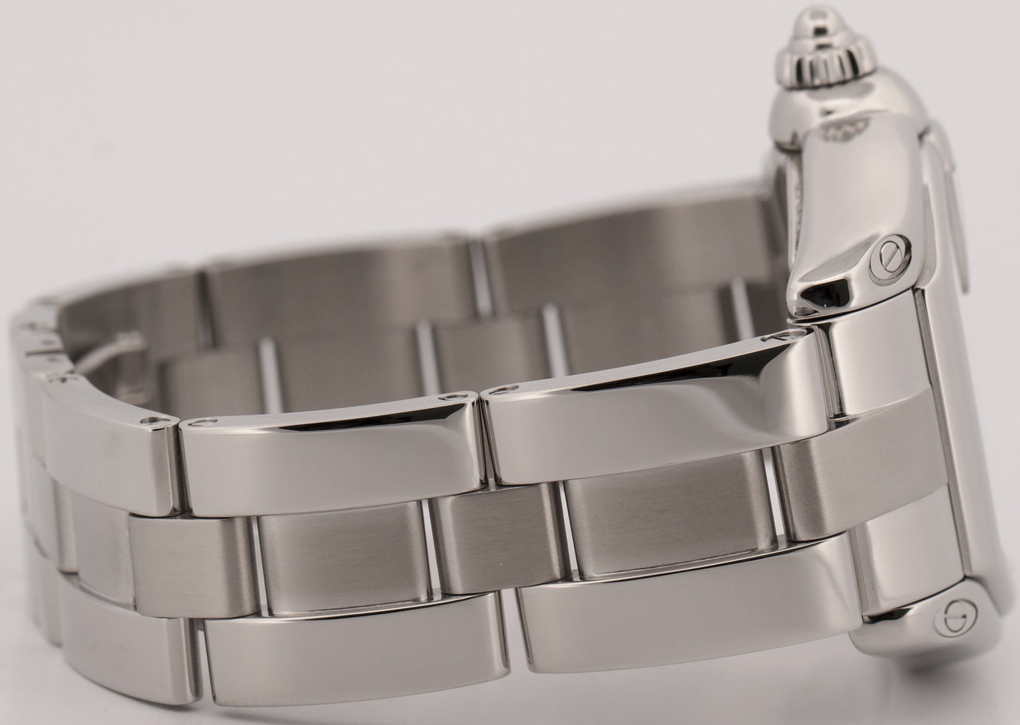 Cartier Roadster 2510 W62000V3 Silver Roman Stainless Automatic 35mm Watch
