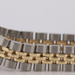 Rolex Date 26mm BLUE 18K Yellow Gold Stainless Steel Fluted JUBILEE 6917 Watch
