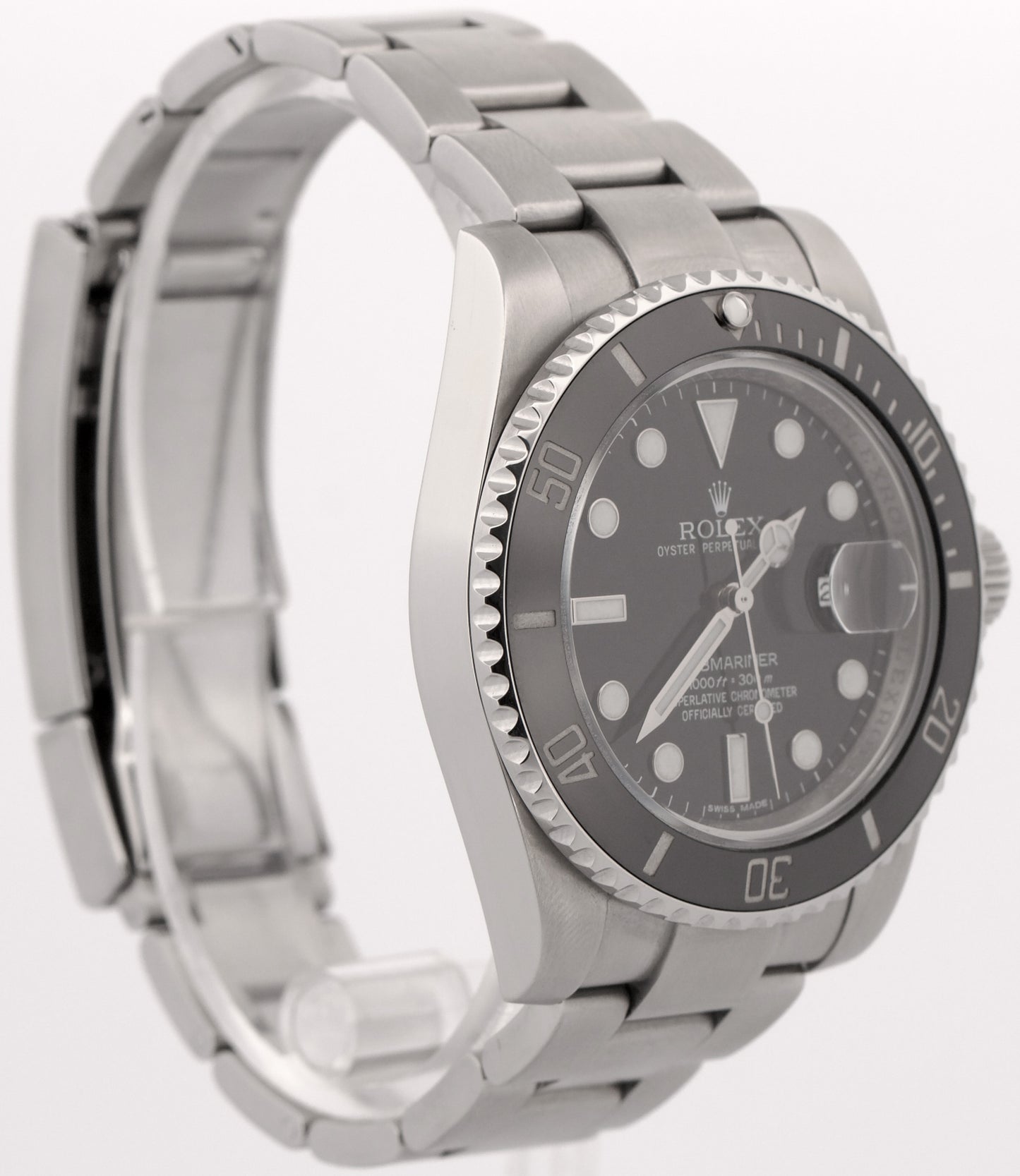 2010 PAPERS Rolex Submariner Date BLACK Stainless Steel 40mm 116610 LN Watch BOX