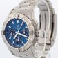 2025 PAPERS Breitling Avenger B01 Chronograph 42 BLUE Steel 42mm AB0146 BOX