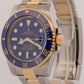 Rolex Submariner Date 116613 LB Flat Blue 18K Gold Steel Ceramic 40mm Watch