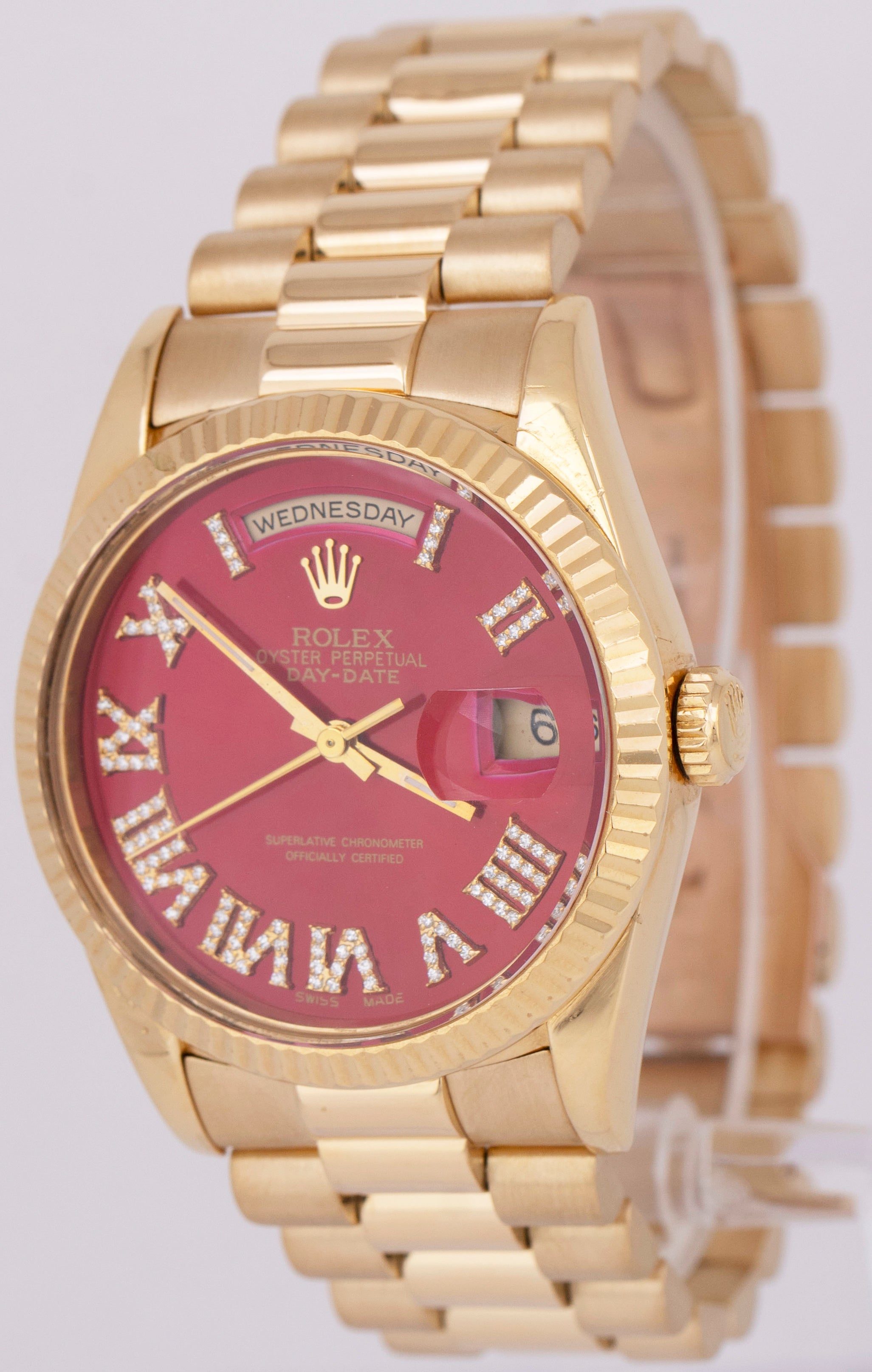 Red best sale presidential rolex