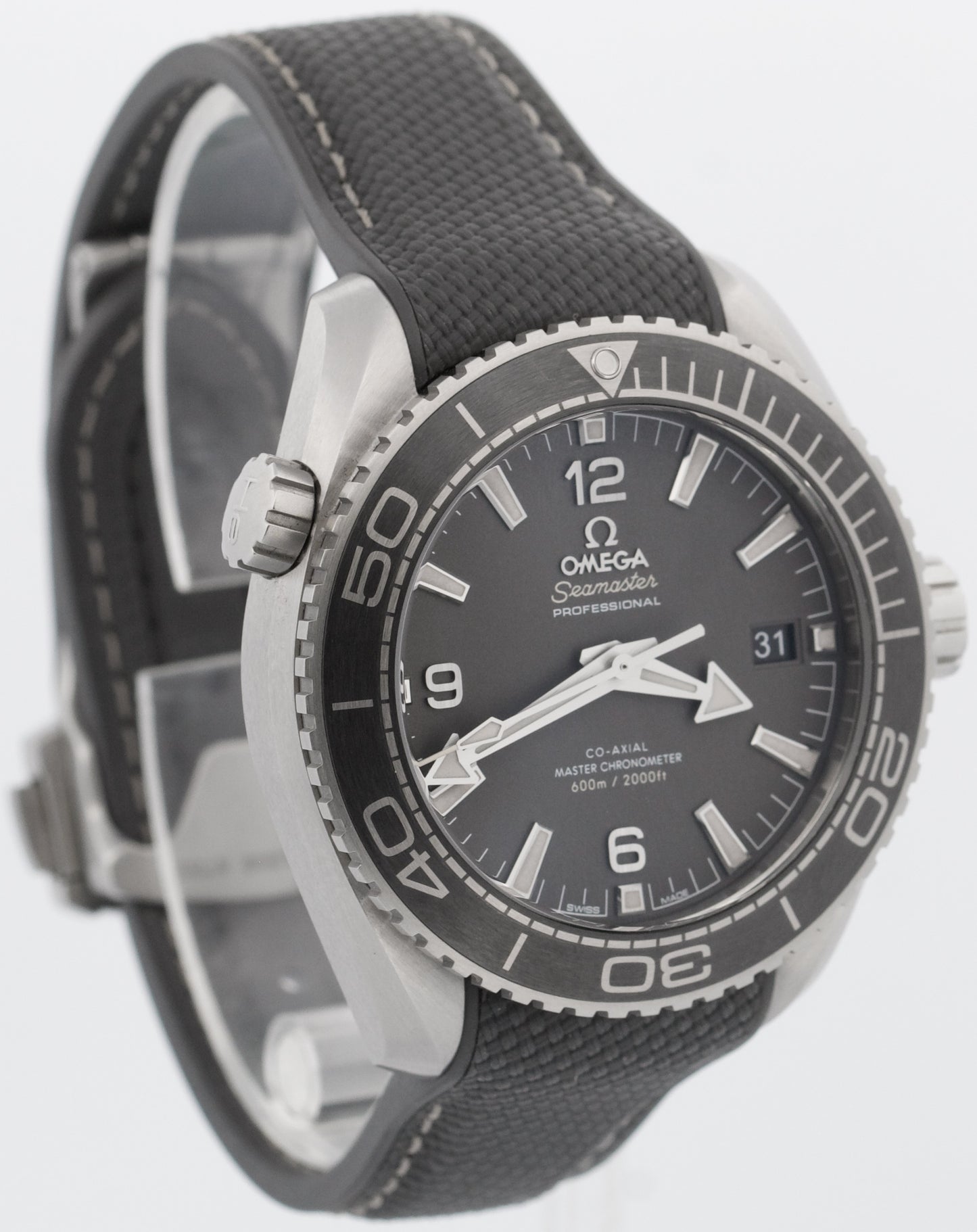 2024 PAPERS Omega Seamaster Planet Ocean 600M GRAY Steel 215.32.44.21.01.002 BOX