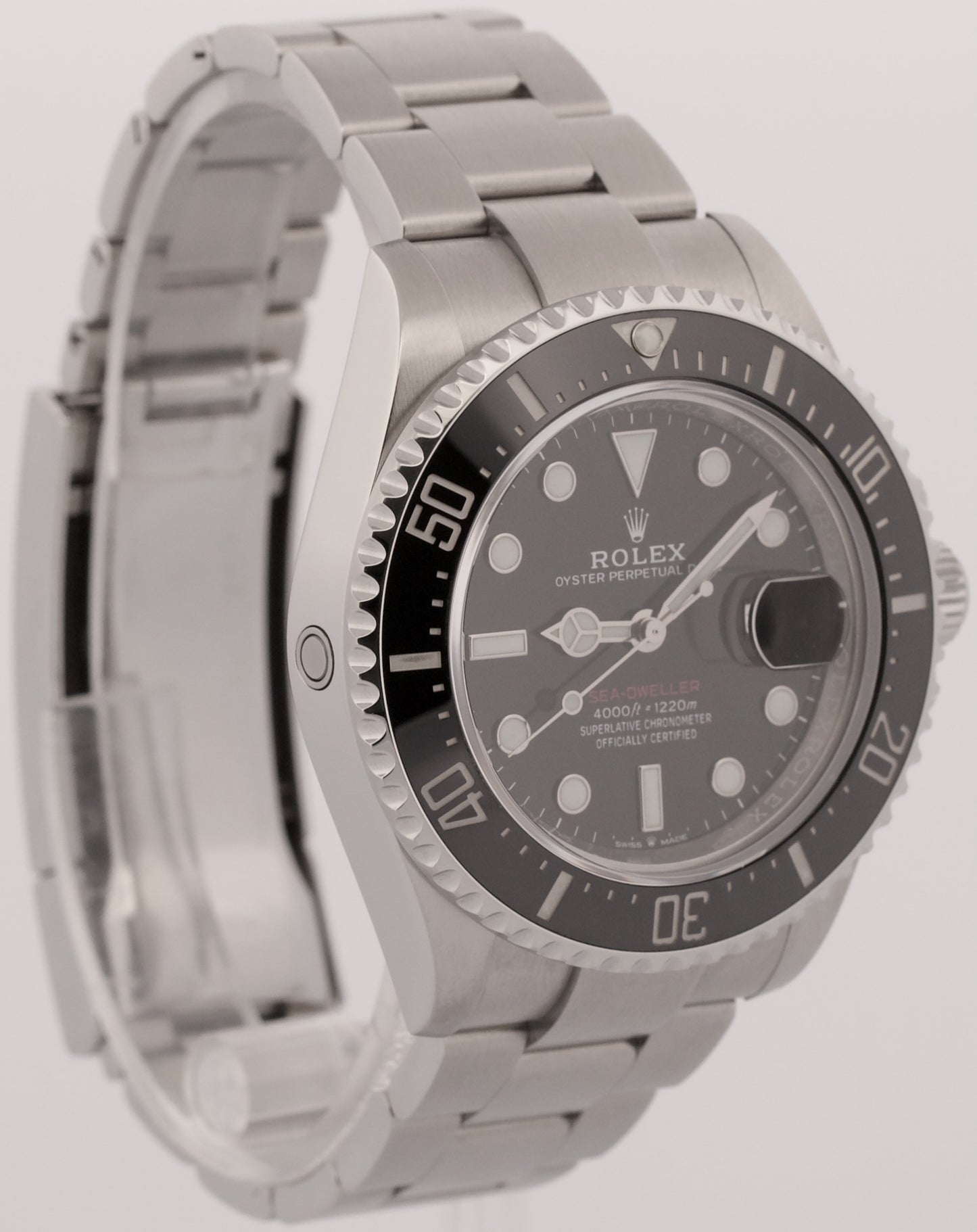 Rolex Sea-Dweller 126600 50th-Anniversary Black Red Steel 43mm Ceramic MK2 Watch
