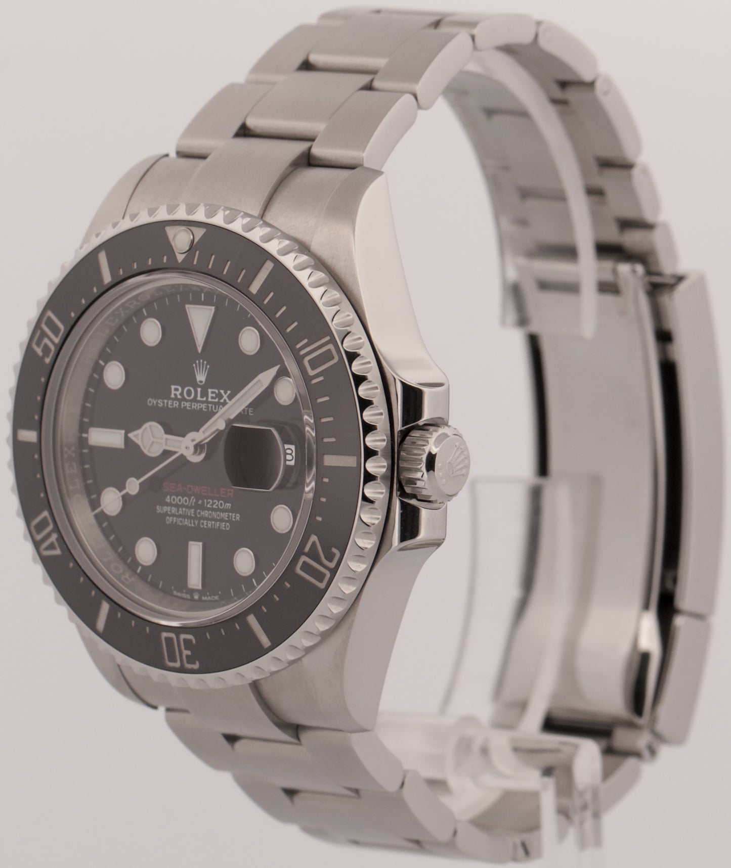 Rolex Sea-Dweller 126600 50th-Anniversary Black Red Steel 43mm Ceramic MK2 Watch