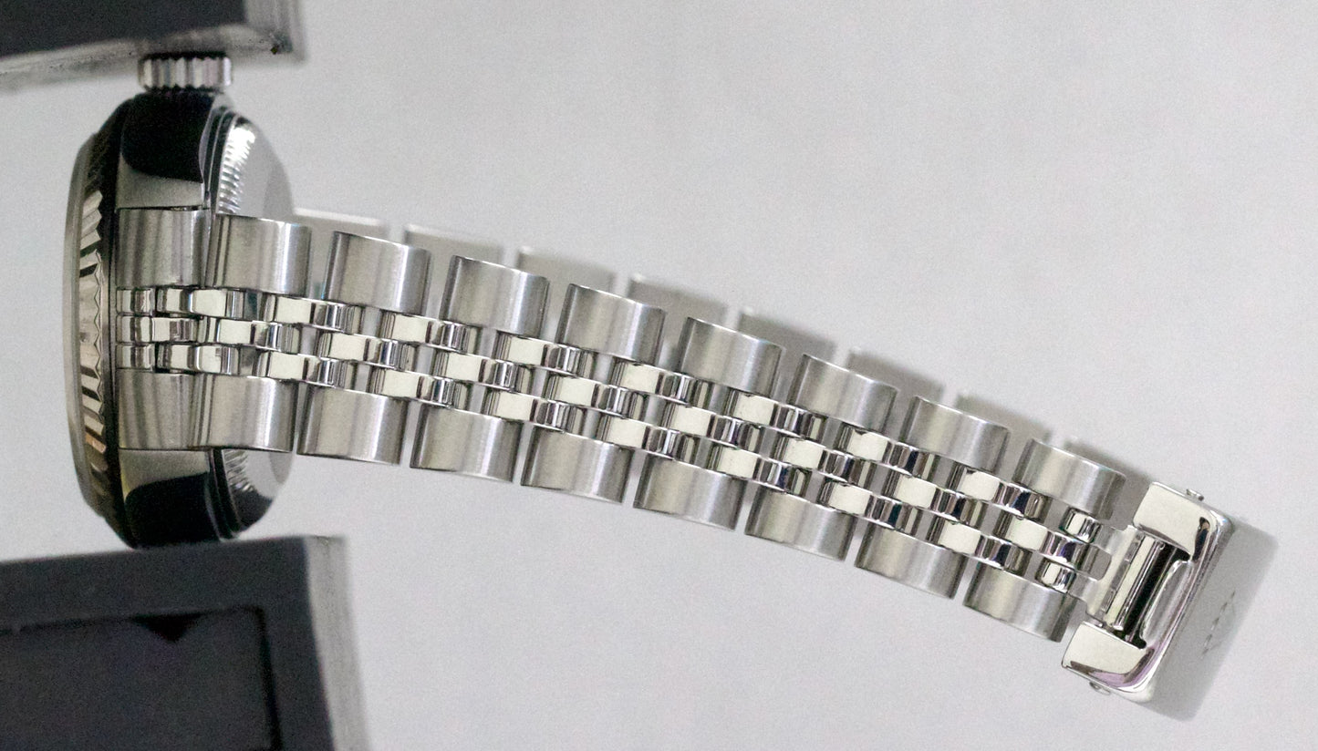 2003 PAPERS Rolex DateJust 26mm MOP DIAMOND Steel 18K Gold JUBILEE 79174 BOX